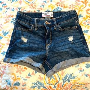 Girls High-Rise Shortie Shorts